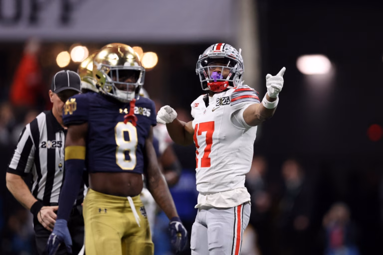 Trump makes statement during CFP championship halftime segment: ‘Historic and exciting day’