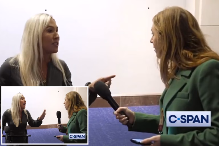 Marjorie Taylor Greene tells British reporter asking about Signal scandal to ‘go back to your country’