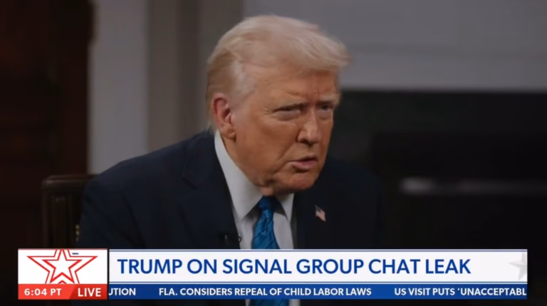 Trump feels ‘very comfortable’ after being briefed on Houthi attack text scandal, blames ‘lower level’ Waltz staffer for mishap