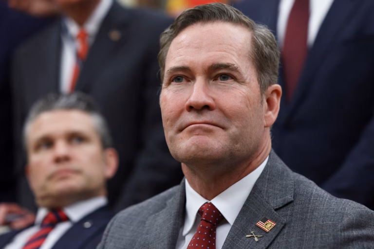 Trump says national security adviser Mike Waltz ‘has learned a lesson’ after Yemen attack leak ‘glitch’