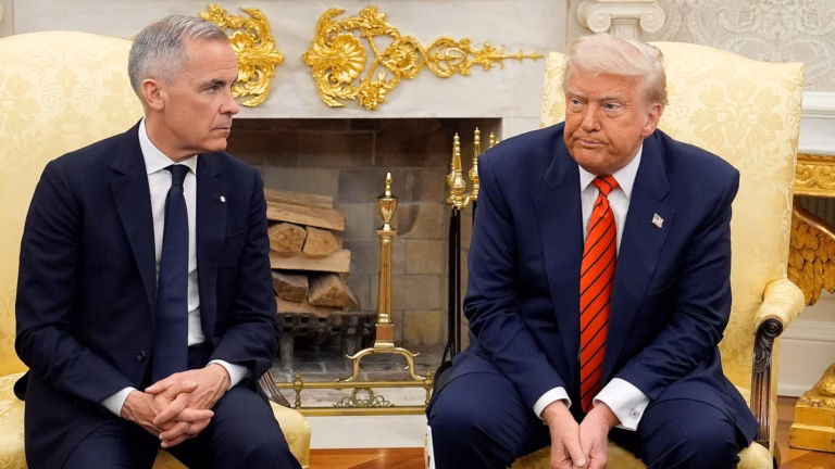 Canada's prime minister apologises to Trump over anti-tariff advert