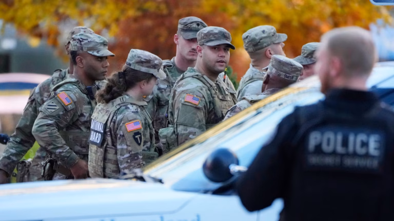 Trump condemns 'monstrous' shooting near White House - and says suspect is Afghan national