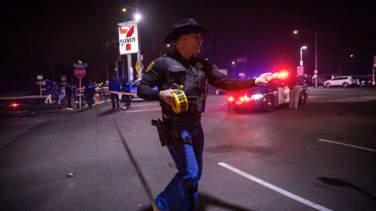 Police vow to 'hunt down animals' behind mass shooting at children's birthday party