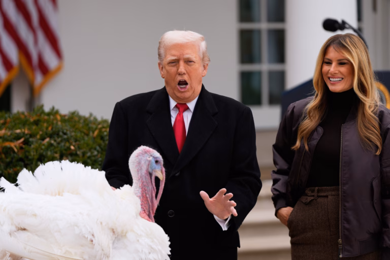 Trump re-pardons Biden turkeys in autopen jab — and jokes he considered naming this year’s birds ‘Chuck and Nancy’
