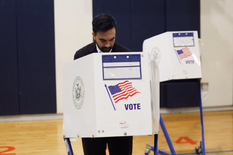 Zohran Mamdani casts ballot in NYC mayoral election while stressing the need for more housing