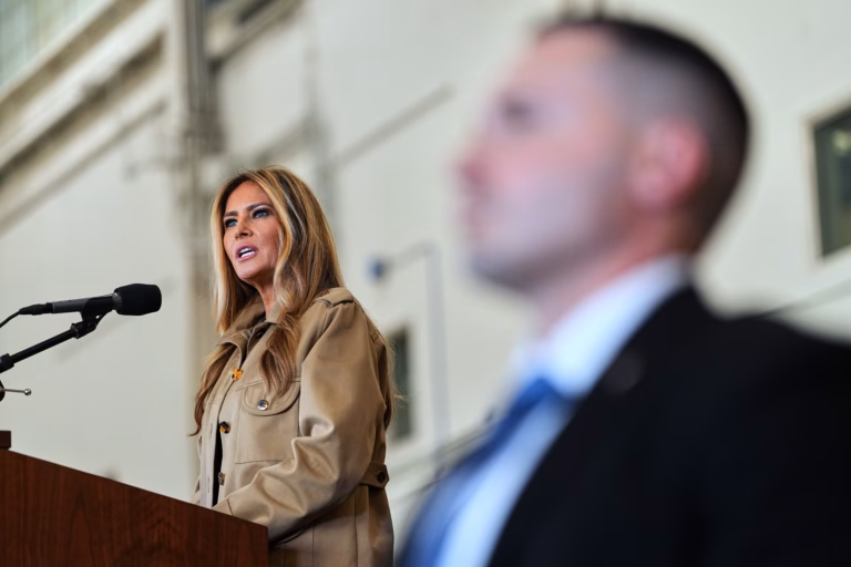 Melania Trump warns AI will ‘alter war’ profoundly in speech to Marine Corps