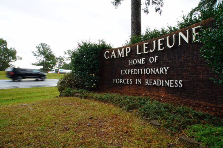 Veterans exposed to toxic chemicals at Camp Lejeune urge Trump to deliver ‘long overdue justice,’ as Melania and Usha visit military base 