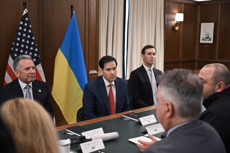 Marco Rubio insists peace deal must ensure Ukraine ‘never has another war again’ as top officials convene in Miami