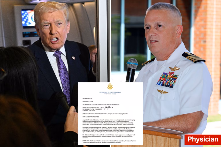 White House doctor releases results of Trump’s ‘preventative’ MRI after weeks of speculation